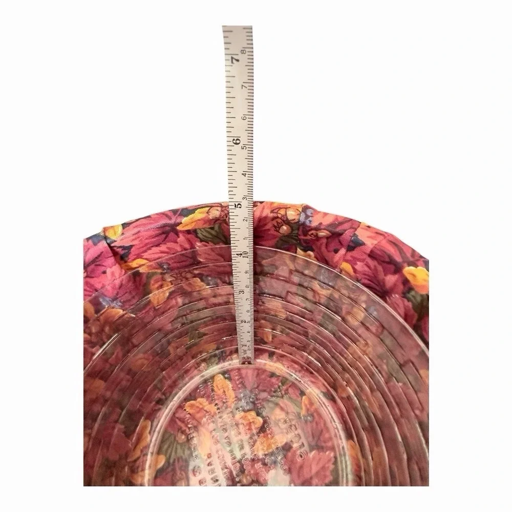 Longaberger Hostess Large Pumpkin Basket W/ Fall Foliage Fabric Liner & Lid